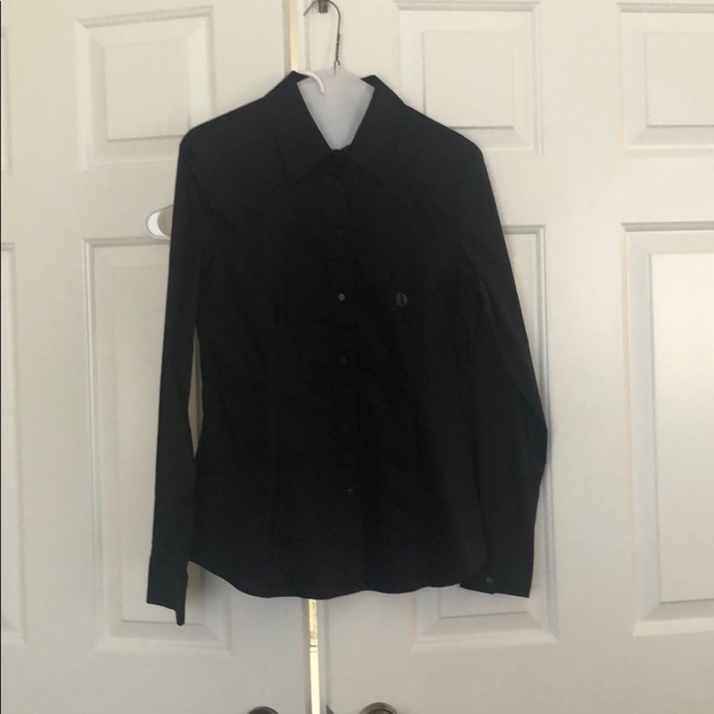 Black button up